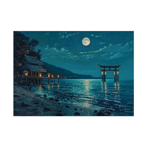 Tableau decoration murale salon paysage moderne en toile 70x100cm