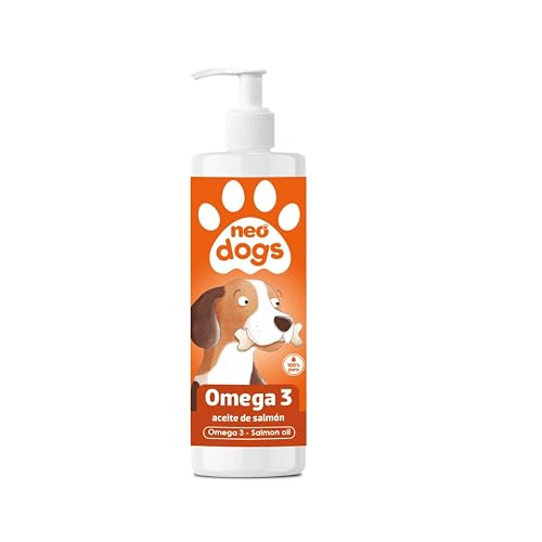 NEO DOGS - Complemento Nutricional Líquido Omega 3 para Perros - con Aceite de Salmón Puro
