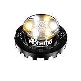 Abrams Blaster Emergency Vehicle LED Hideaway / Surface Mount Strobe Warning Light - Amber/White