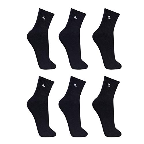 Kit 10 Pares Meias Unissex Lupo Original Cano Médio Algodão Básica Oferta