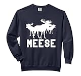 Meese Antlers Love Funny Moose Comfort Colors Adult Sweatshirt