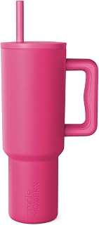 Simple Modern 40oz Leak-Proof Ceramic Lined Tumbler with Handle | Magenta
