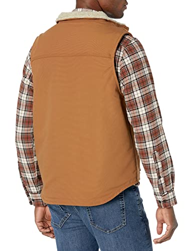 Carhartt Mens Flame-Resistant Sherpa-Lined Flame Resistant Duck Sherpa Lined Vest, Carhartt Brown, X-Large Us #TOP1