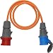Produktbild Brennenstuhl Camping Adapterkabel/CEE-Adapter mit 400V/16A CEE-Stecker und 230V/16A CEE-Kupplung (1,5m Kabel in orange, H07RN-F 3G2,5, ständiger Einsatz im Außenbereich IP44, Made in Germany)