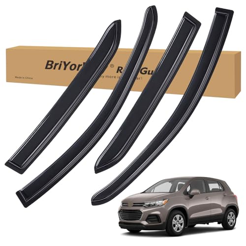 Vent Shades Rain Guards for Chevy Trax 2014 2015 2016 2017 2018 2019 2020 2021 2022 Accessories, for Chevy Trax Window Deflectors Window Visors