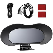GLEAVI Car HUD Head Up Display - Smart Gauge Digital GPS Speedometer - HUD Display Car Navigation Dashboard Mount Windshield Projector, Black