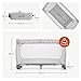 hauck Kinderreisebett Sleep N Play Center mit Neugeboreneneinhang, Wickelauflage, Tragetasche, Rollen, Schlupf, Klein Zusammenklappbar, Baby Reisebett Kleinkind ab Geburt bis 15 kg (Teddy Grey)