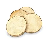 Maße: 4 Stück, Durchmesser 20-25 cm, Stärke ca. 3 cm, gemischte Größen