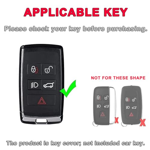 Coque de clé en daim pour Jaguar XE XF : remède anti-rayures pour télécommande - 2