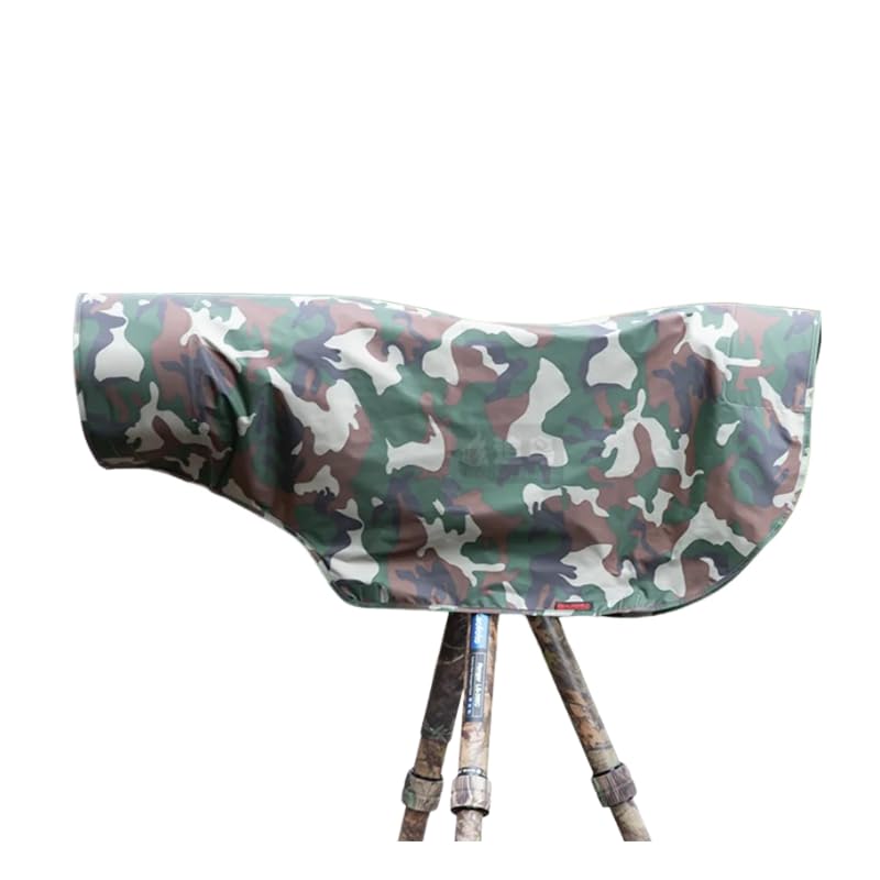 CHASING BIRDS Camouflage Waterproof Rain Covers Raincoat for Nikon Z 180-600mm f/5.6-6.3 VR (Military Green Camouflage)