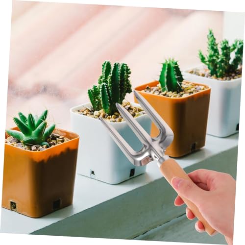 Set de Herramientas de Jardín, 3 Piezas Acero Inoxidable miniatura 6