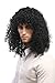 WIG ME UP- 70474-P103 Peluca Mujeres Hombres Carnaval Melena Larga rizada 80...
