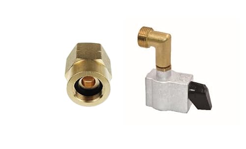 Tezla Conversion Adaptor Kit from standard propane Pol to 27mm Clip On Gas Adaptor