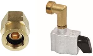 Adattatore Per Bombola Gas 27 Mm: Converti Bombole Calor E BP In Filettatura 21,8 Mm (Uscita A 90°)