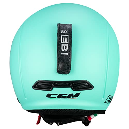 Casco de esquí y bicicleta eléctrica CGM 801A EBI Mono mate celeste de 53cm 2