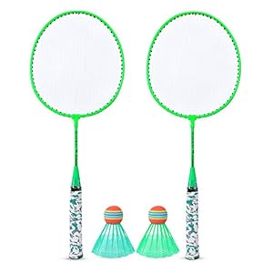 Ideaal Badminton Racket Set, Badminton Racket Premie Nylon Ijzer Legering Materiaal Badminton Rackets met Ijzerlegering