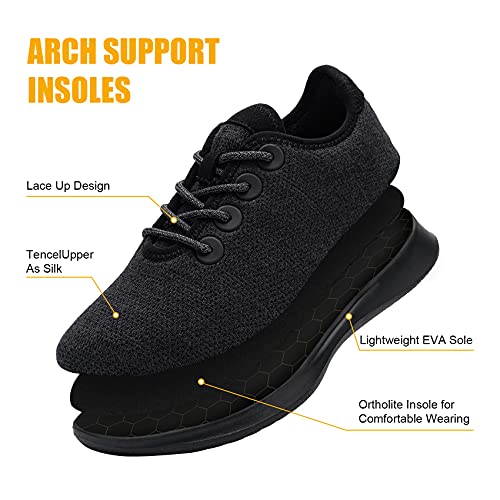 DYKHMATE Women’s Walking Shoes Comfortable Knit Barefoot Minimalist