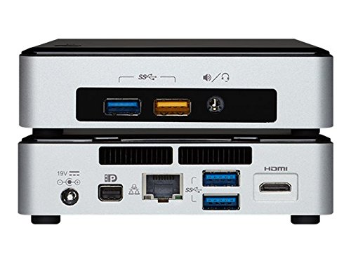 VISION VMP-5I3RYK/8/128/7PEN Media Player Desktop PC (Intel Core i3-5010U, 8GB RAM, HD Graphics 5500, Win 7 Professional) Silber/schwarz