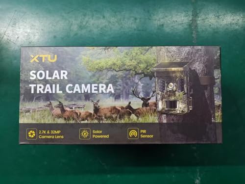 XTU Wildlife Camera WiFi Bluetooth - 4K 64MP Solar Trail Camera With Night Vision Activated Waterproof IP66, 0.2s Trigger Speed, Built-in Lithium Battery Rechargeable for Garden Monitoring - Image 12