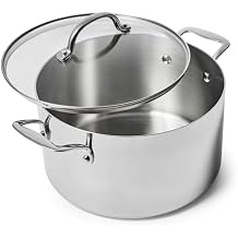 Sur La Table Signature Stainless Steel Stockpot, 8 qt.