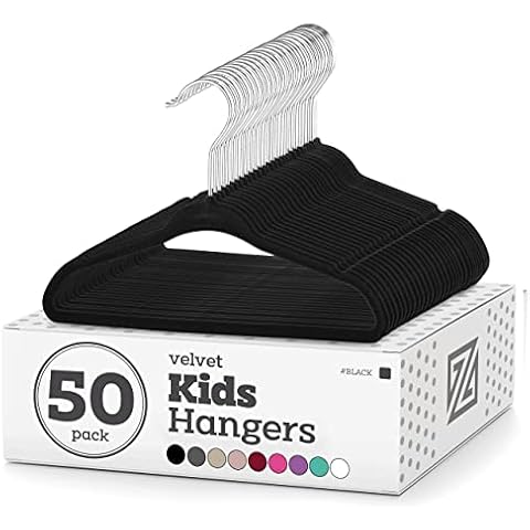 ZOBER Velvet Baby Hangers - 50-Pack Cover