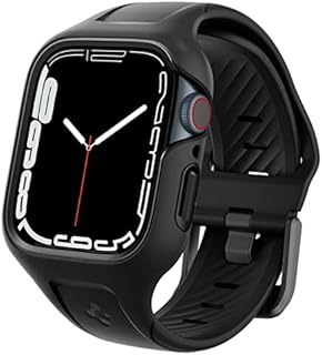 Spigen Liquid Air Pro Case with built in Strap Compatible with Apple Watch Series 9/8/7 (45mm)