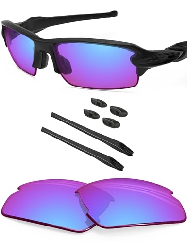 Image of BLAZERBUCK Replacement Lenses & Sock Kit for Oakley Flak 2.0 OO9295 Sunglasses