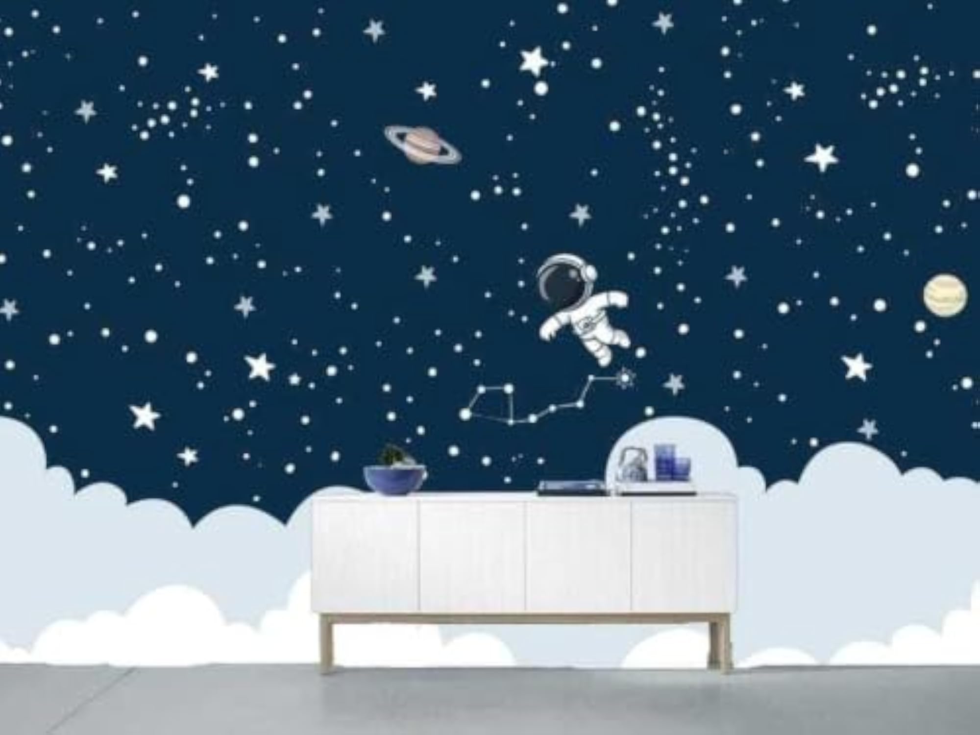Glow in The Dark Stars & Moon Wall Stickers -645