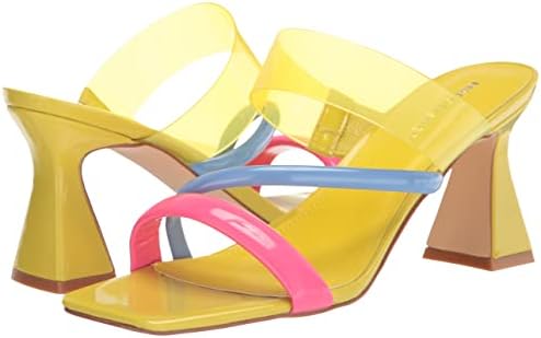 Marc Fisher Women's Krisly Heeled Sandal, Yellow Multi, 5.5 | Image 6