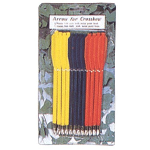 Miniature Crossbow Bolts Plastic 12 Pack #TOP23