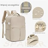 SPAHER 25L Plecak Podróżny Kabiny Samolotu 40x30x20cm Wizzair Vueling Szkolny Plecak na Laptopa 15,6 z 2 Torbami Próżniowymi Mężczyzna Duży Antykradzieżowy Kobieta Wodoodporny