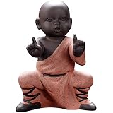 Nähren Sie die kleine Figur mit Tee in einer langen Zeit, Tea Pet Will