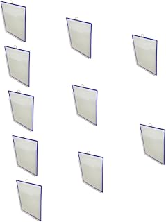 10pcs Hanging File Folder Thickened Plastic Documents Bills Storage Bag Office Accessory