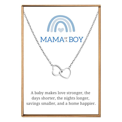 VIY Personal Card Boy mom necklace, Boy mom gifts for women, Boys moms mothers day gift, First mothers day gifts