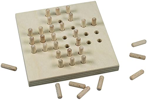 DETOA solitär 33 x 23 x 3,5 cm Holz beige 33-teilig