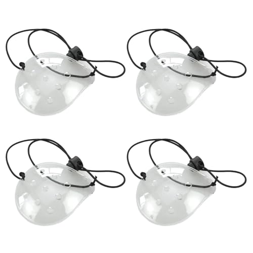 Paquete De 4 Máscaras Para Ojos Porosas Transparentes, Máscara Para Ojos De Recuperación Postoperatoria, Máscara Protectora Para Ojos, Máscara Para Ojos Izquierdo Y Derecho