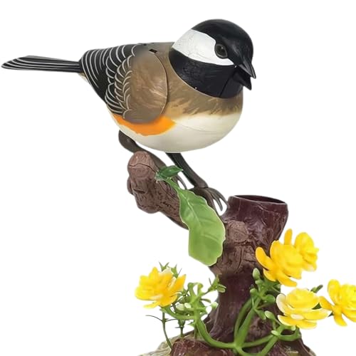 Simulation Voix Petit Oiseau jouet interactif sonore et peluche chat