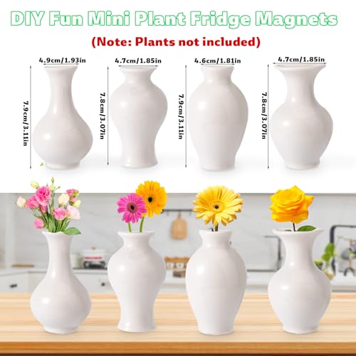 4 imanes decorativos para refrigerador en cerámica miniatura 2