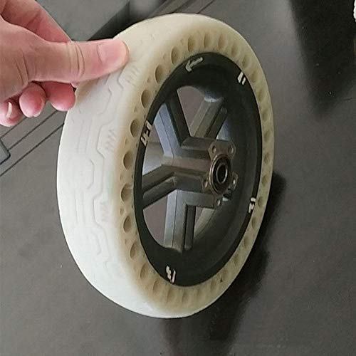 Pneu scooter de 21,6 cm com absorção de choque fluorescente rodas sólidas iaomi M365 scooter elétric