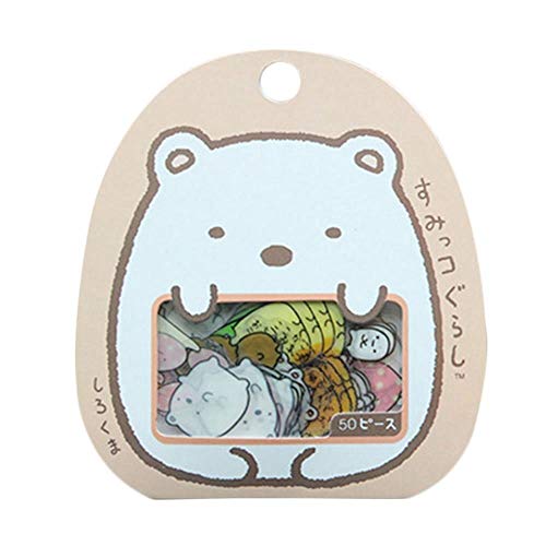 Vektenxi  50X süße japanische Sticker Flakes Bag Sack Tiere Scrapbooking DIY Hot stilvoll