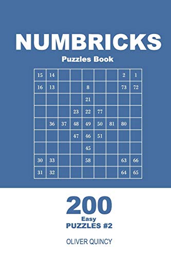 Numbricks Puzzles Book - 200 Easy Puzzles 9x9 (Volume 2) (Numbricks - Easy)