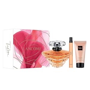 Lancôme Trésor Limited Edition Perfume Set – Full Size Eau de Parfum 3.4 Fl Oz, Travel Size Eau de Parfum 0.34 Fl Oz & Scented Body Lotion 1.7 Fl Oz