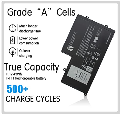Trhff P39F P49G 43Wh Laptop Battery For Inspiron 15 5000 Series 15-5547 5547 5548 5545 5542 N5547 N5447 5447 5445 5448 I5547-3750Slv Latitude 14 3450 15 3550 E3450 E3550 1V2F6 0Pd19 Notebook Pc. #TOP1