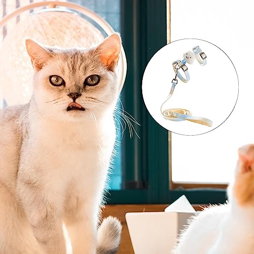 gato | Trelas gatinho à prova fuga,Arnês ajustável para animais estimação para gatos grandes e peque