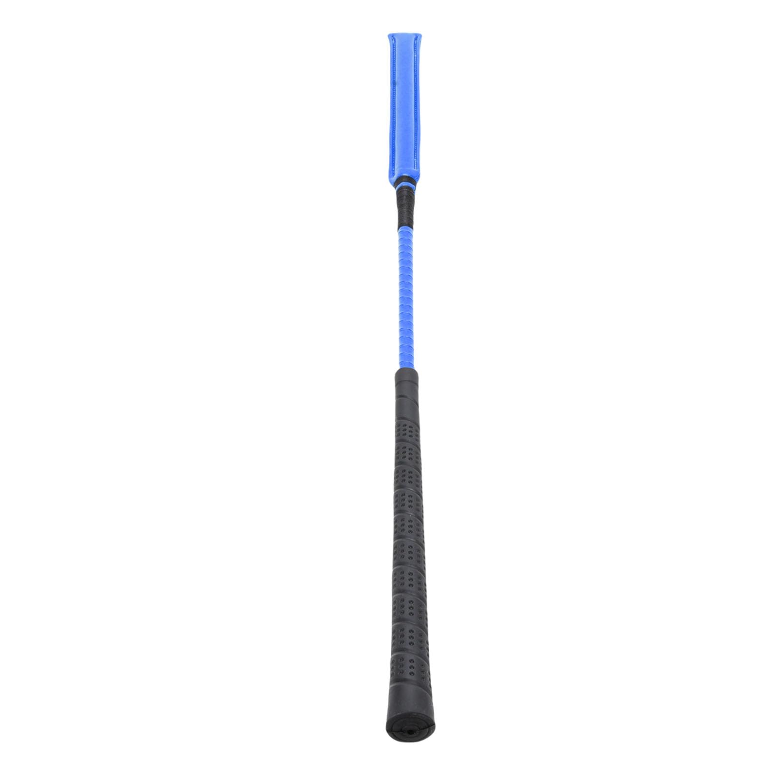 Frustino da Cavallo in Pelle Verniciata Premium per Corse di, Impugnatura Antiscivolo, 25,6 Pollici, 1 X Frusta da Equitazione, Appassionati di Equitazione (Blu)