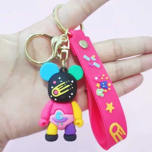 Image of GEOCARTER Teddy Bear Keyring | Cute Keychain for Bags & Keys