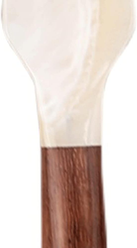 Dinner Forks Brown Wooden Handle Shell Fork, Cute, Practical And Convenient for Home Use 12cm*2cm