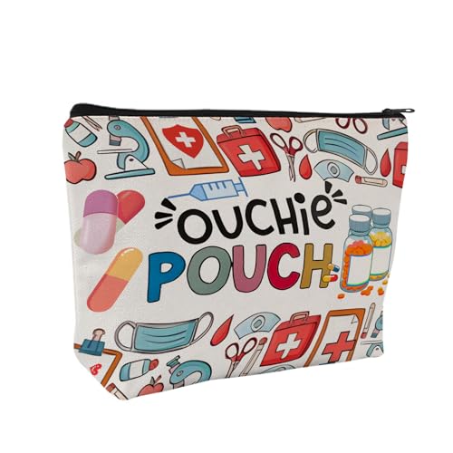 ZOCIGIFTS Medicine Storage Pouches Makeup Bag for Travel - Zipper Cosmetic Storage Bag with Vibrant Designs Multi-Use Functionality (Gift for Birthdays Graduation Christmas) (Style A)