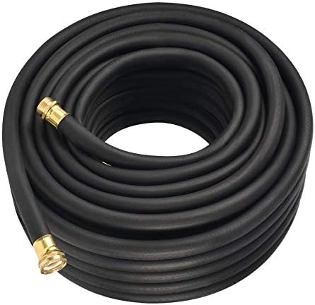 Flexon 5/8" x 100Ft Premium Rubber Garden Hose – Heavy-Duty, Commercial-Grade, All-Weather Flexibility, High Burst Strength, Crush-Proof Couplings, Kink-Resistant, Ideal for Landscaping and Job Sites - Thumbnail 4