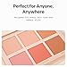 KARA BEAUTY Chic to Chic Neutral Blush Palette - 6 Matte & Satin Shades, Buildable Face Makeup for All Skin Tones | Lightweight Powder Blush for Makeup Kit, Makeup Set, Contour & Bronzer Looks